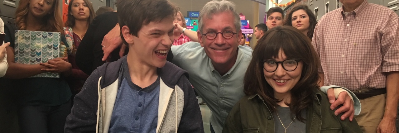 Speechless Is Changing Attitudes About Disability Richard Ellenson with Micah Fowler and Jessy Yates.