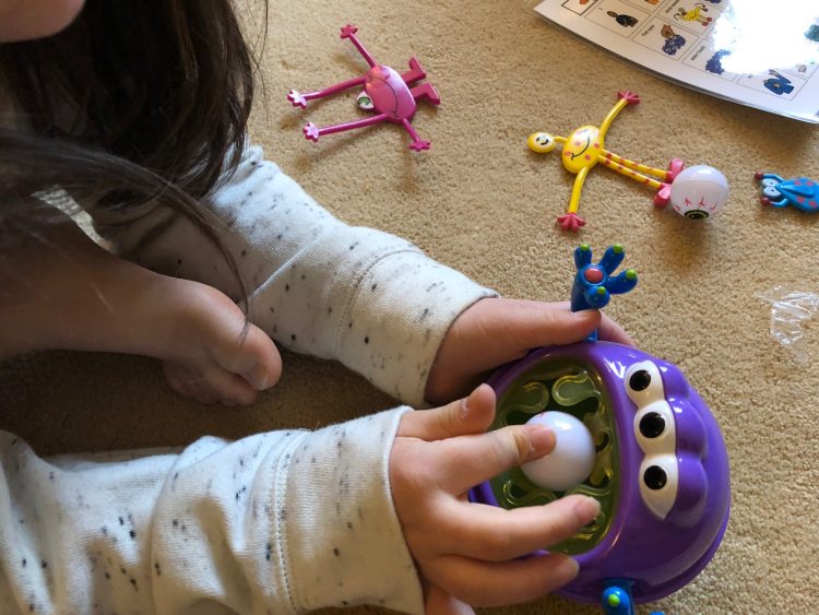 Fine motor: monster eye in monster cup