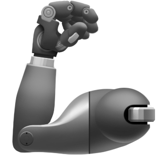 Emoji of a prosthetic arm