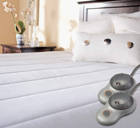 mattress pad with remote controls