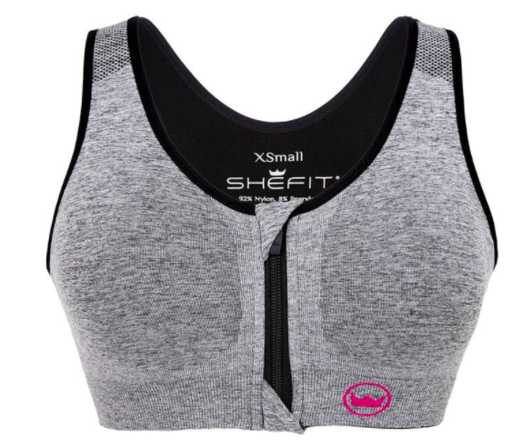 shefit gray sports bra