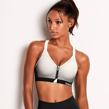 KNOCKOUT by VICTORIA'S SECRET MEDIUM SUPPORT LONG LINE SPORT BRA size 38  DDD