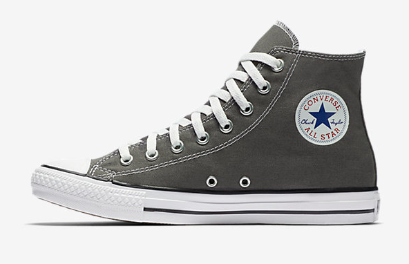 converse high tops in gray