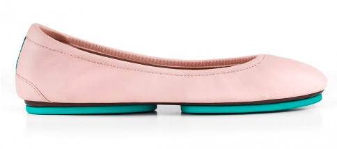 pink ballet flat by tieks