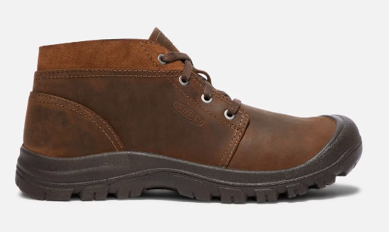 keen brand men's brown leather shoe