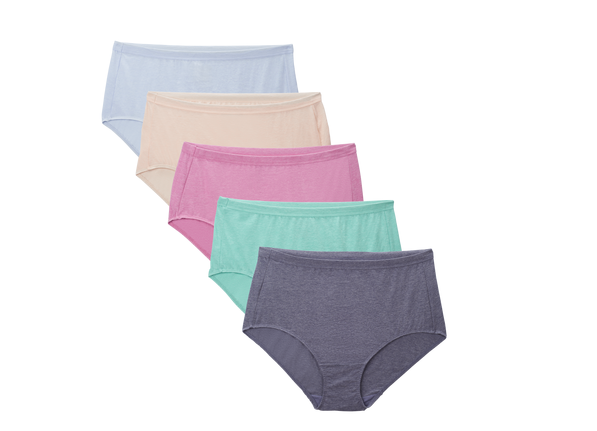 fruit of the loom underwear five pairs in different colors