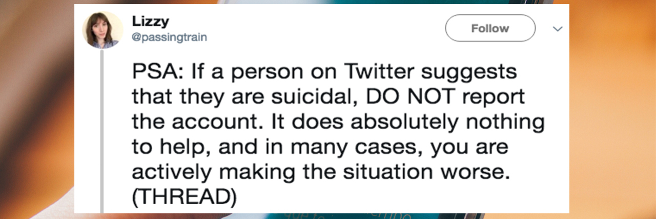 What Happens When Your Report Someone on Twitter for Suicidal Tweets