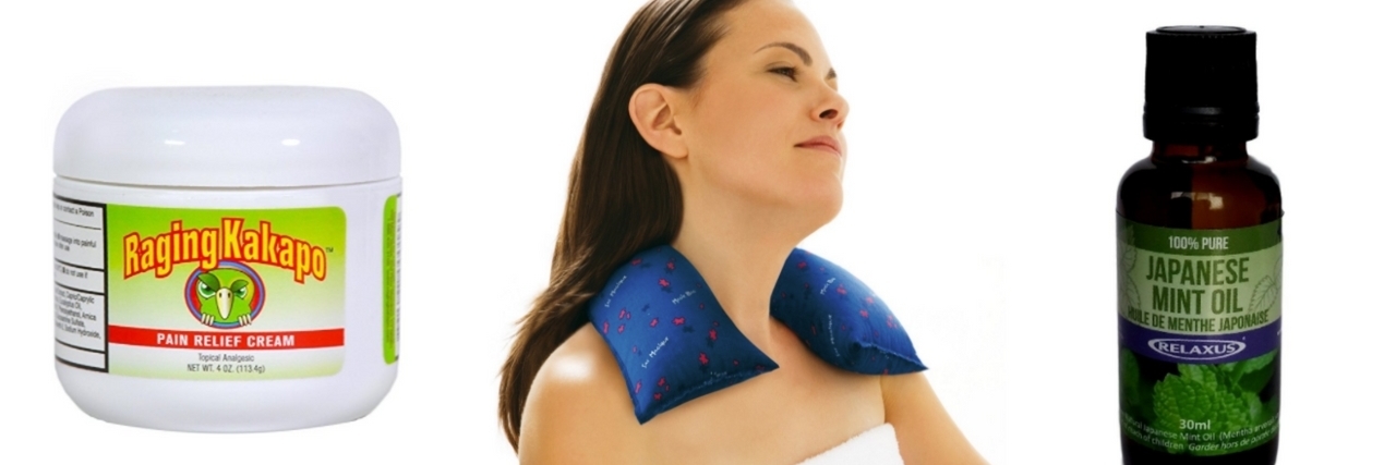 14 Products to Use in the Morning to Help Chronic Pain raging kakapo pain relief cream, neck wrap and japanese mint oil