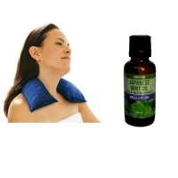raging kakapo pain relief cream, neck wrap and japanese mint oil