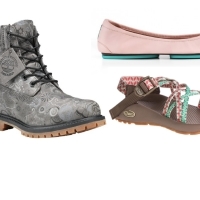 timberland boot, tieks flat and chacos sandal