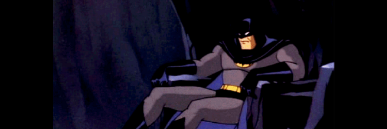 hanging out in the dark when I have a migraine like... batman and chill
