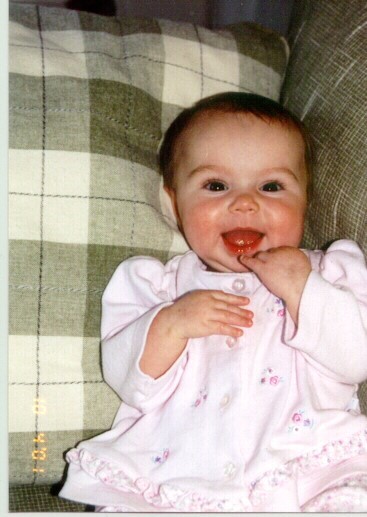 Abby as a baby.