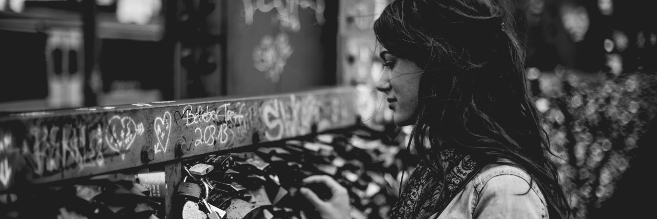 What 6 Years of Choosing Eating Disorder Recovery Means for Me black and white portrait of young woman standing in the city
