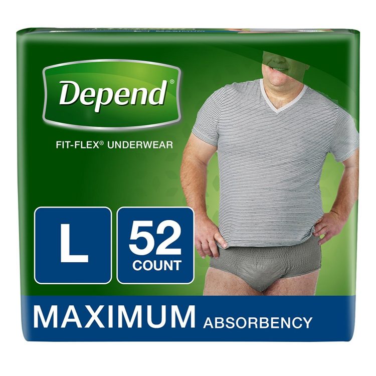 depend fit flex incontinence underwear for men