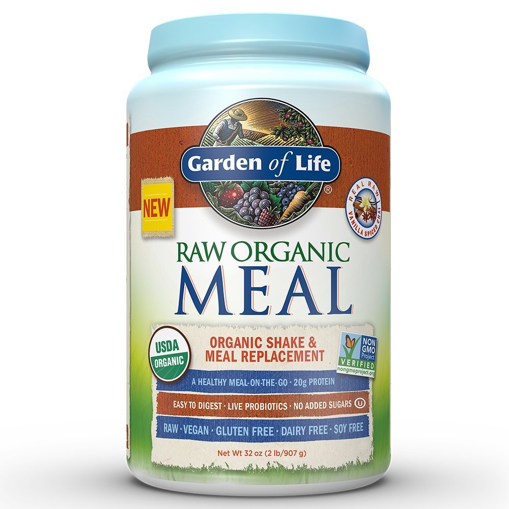 garden of life raw organic meal replacement powder