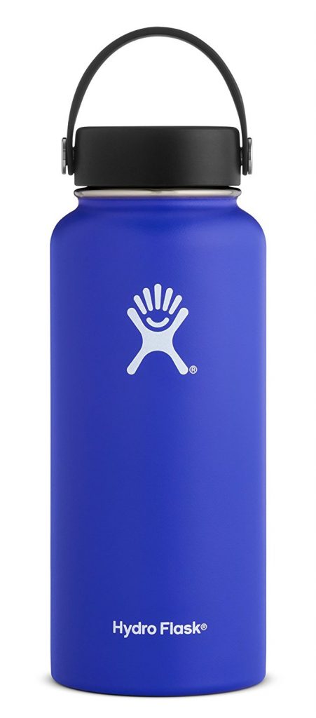 blue hydroflask water bottle