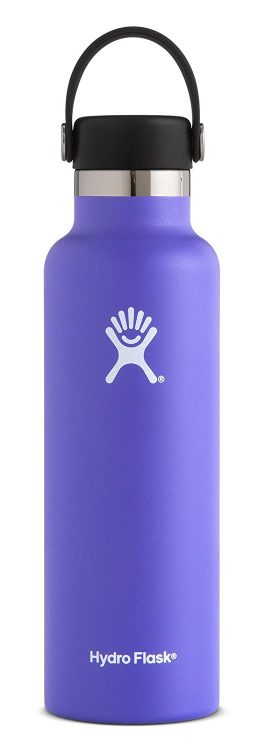 purple hydroflask water bottle