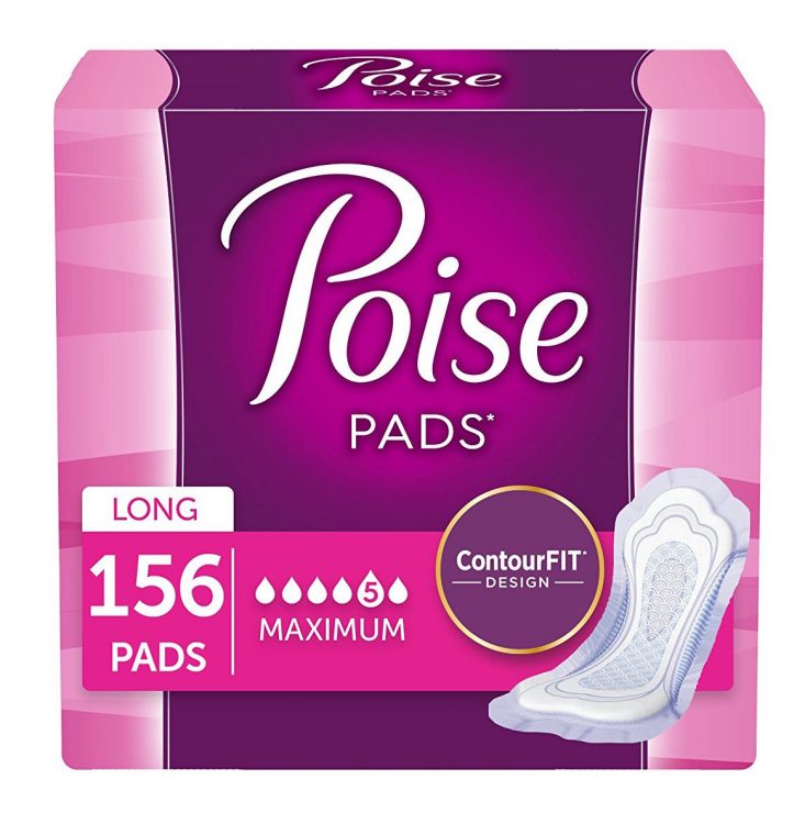 poise maximum absorbency pads