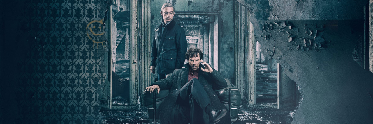 These Quotes From the BBC's ‘Sherlock’ Saved My Life From Suicide BBC Sherlock played by Benedict Cumberbatch while John Watson (Martin Freeman) stands nearby, both in ruined house