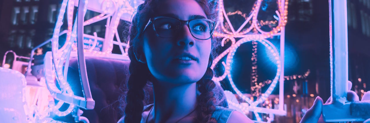 Anxiety Makes Me Have a Love/Hate Relationship With My Social Life woman