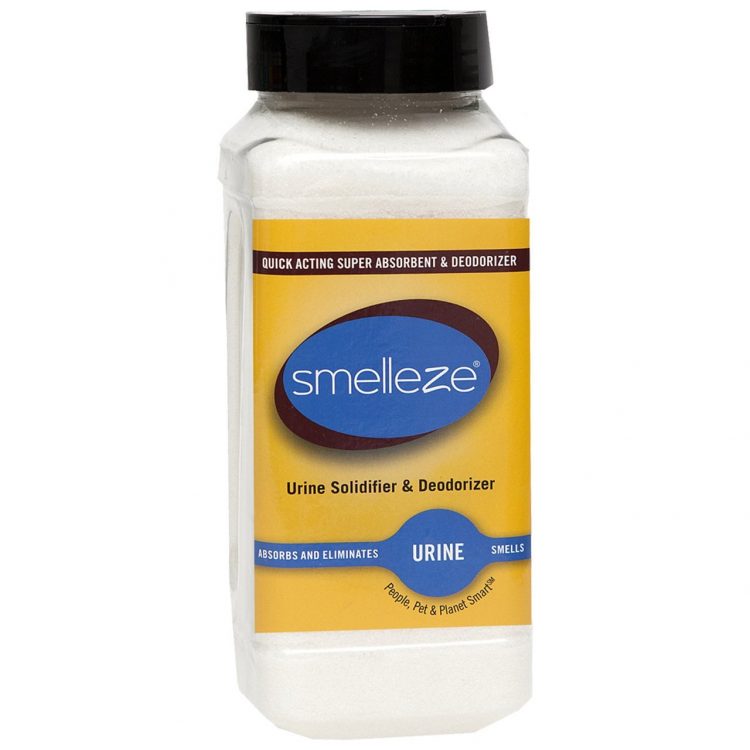 smelleze urine absorper, solidifier and deodorizer
