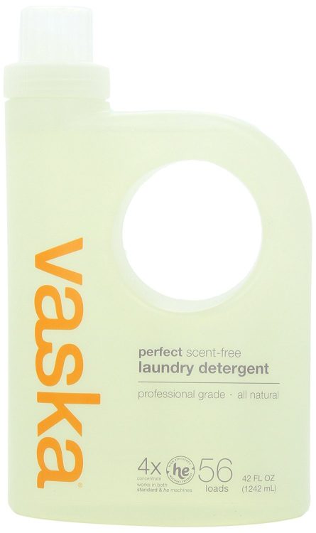 vaska scent-free laundry detergent