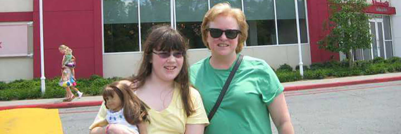 Undiagnosed Autism and Special Interests Sarah at the American Girl store.