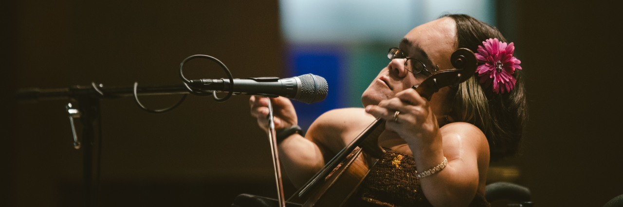 Sexuality, Disability and the Journey to Inner Freedom Gaelynn Lea playing violin