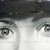 eyes painting on a wall