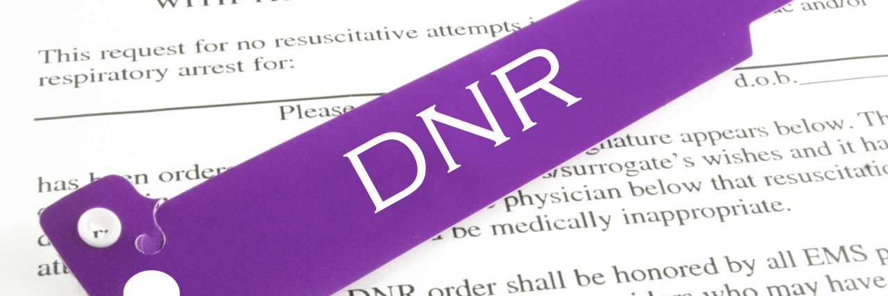 Deciding on Resuscitation as Someone With Asthma do not resuscitate form and DNR bracelet
