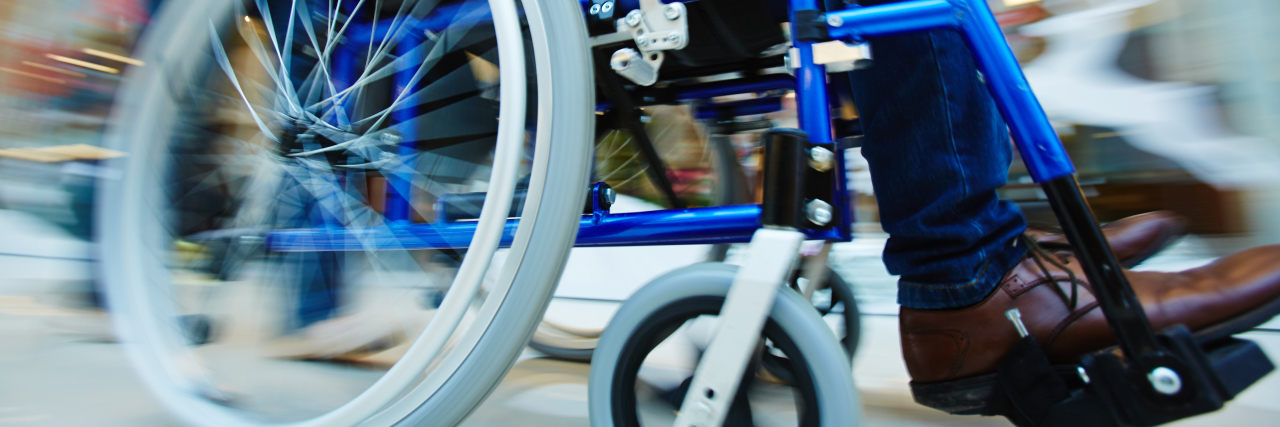 My Relationship With My Wheelchair Motion in wheelchair.