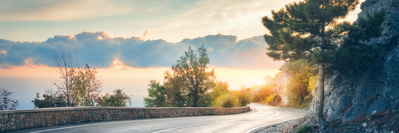 Life Is a Highway as Someone With Asperger's Mountain road.