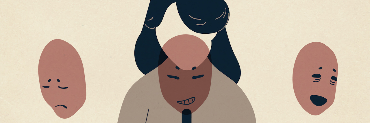 Trauma After a Surgery: How to Heal Illustration of a woman holding up a mask