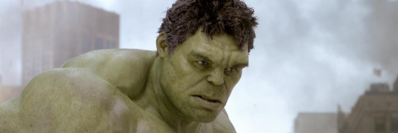 Helping My Child Understand His Anxiety With a Superhero Metaphor Hulk image via Facebook