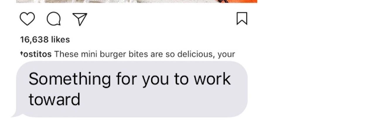 Texting My Friend About Food During 2 Weeks With an NG Tube