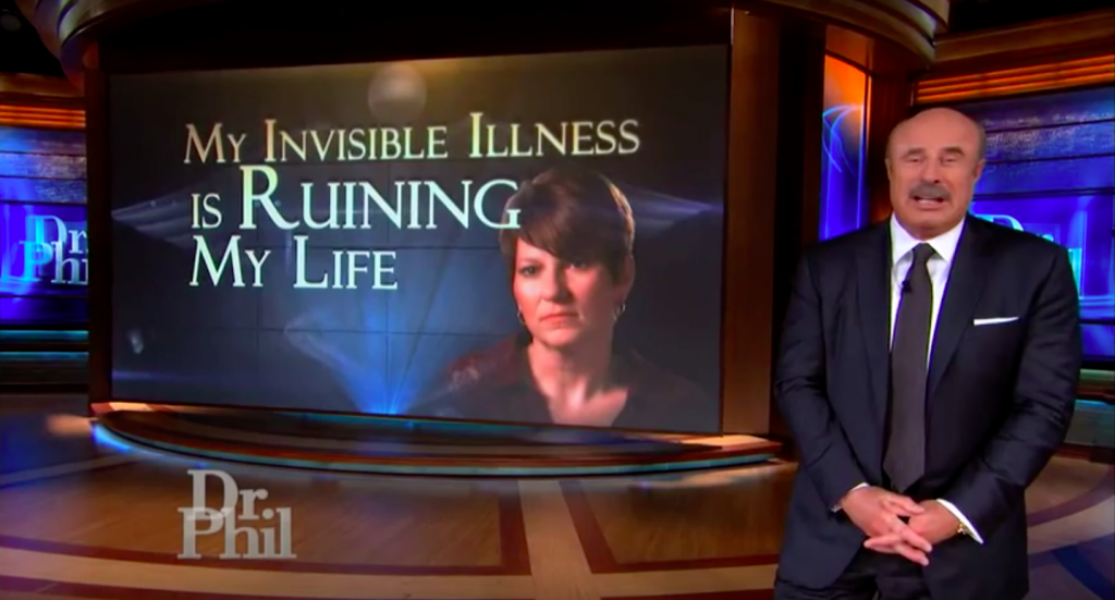 dr. phil talking about a woman with fibromyalgia