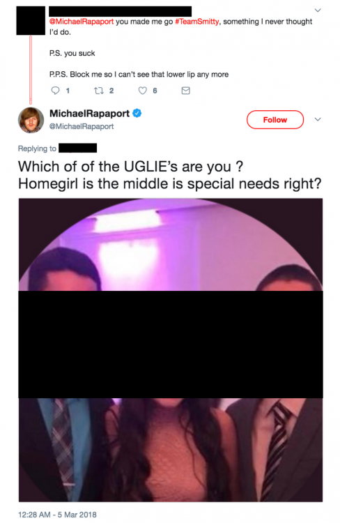 Michael Rapaport Tweet