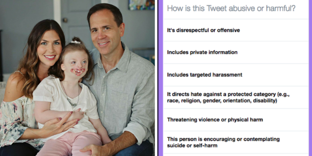 Natalie Weaver and Twitter Reporting Form