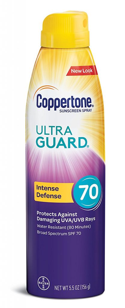 coppertone ultra guard sunscreen spray