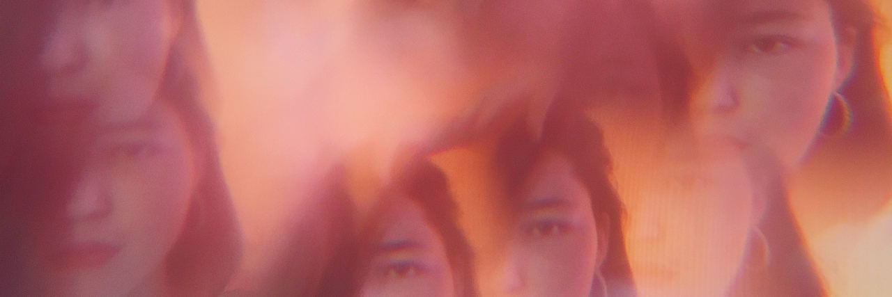 How Parental Abuse Affected My Fibromyalgia image of kaleidoscope faces