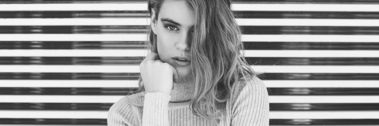 When Borderline Personality Disorder Makes You Think in 'Extremes' woman black and white photo