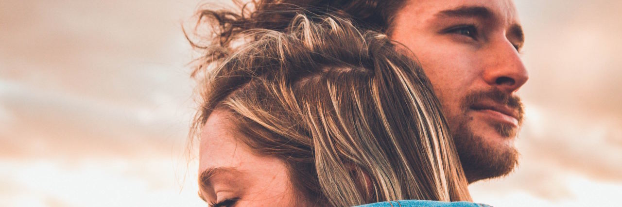 To the Man Who Helped Me Through My Panic Attack couple hugging