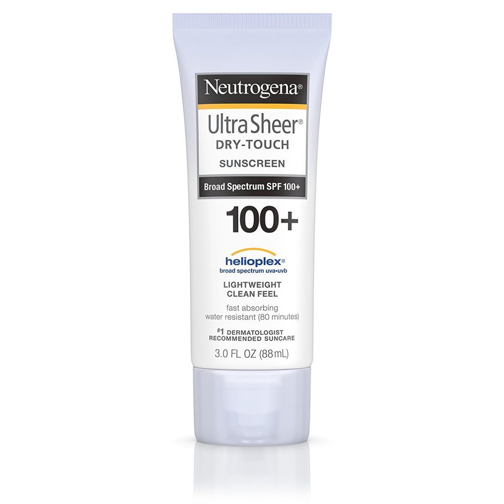 neutrogena 100 SPF sunscreen