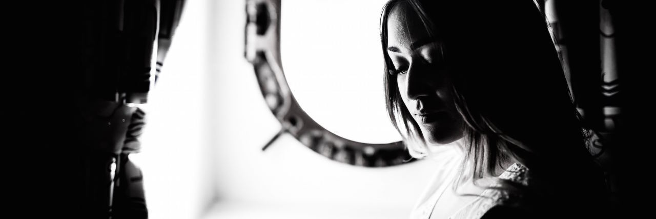 When Your Mental Illness Drives People Away woman black and white