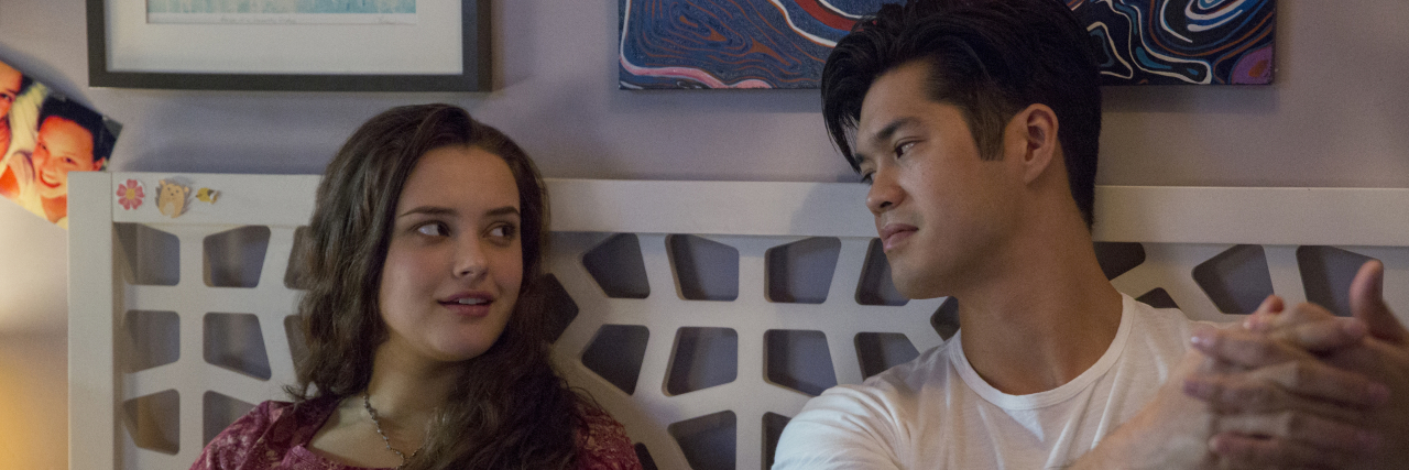 '13 Reasons Why' Season 2 Episode 6 Recap, Hannah and Zach Date Hannah and Zach talking in Hannah's bed.
