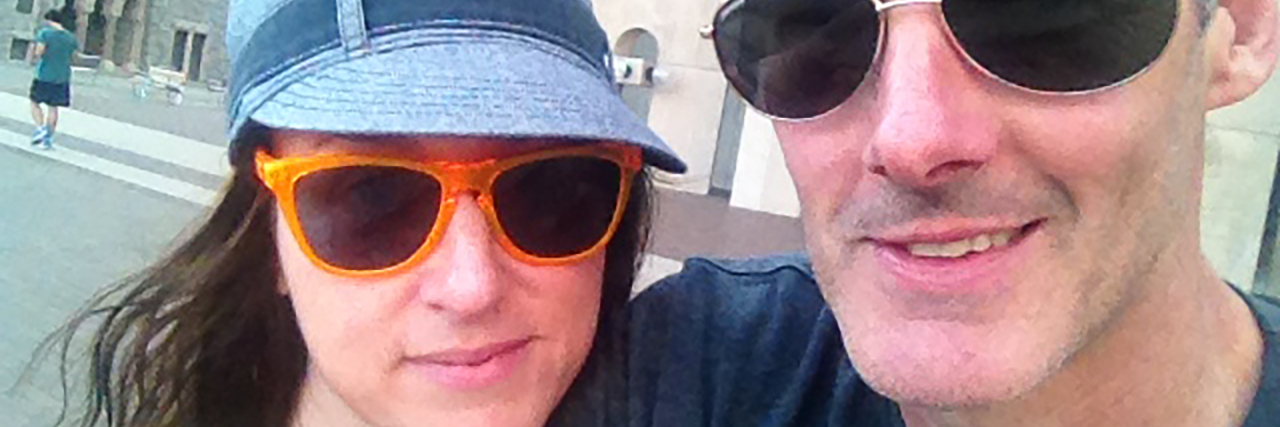 Nonchalance About Epilepsy Helps Me Sheila Johnson with her husband.