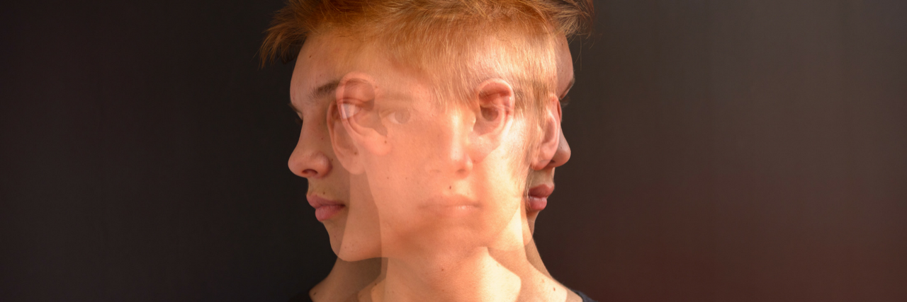 28 Signs You Grew Up With Multiple Mental Illnesses teenage boy double exposure of face turning