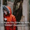 18 signs you grew up with hidden depression boy in woods hiding in tree