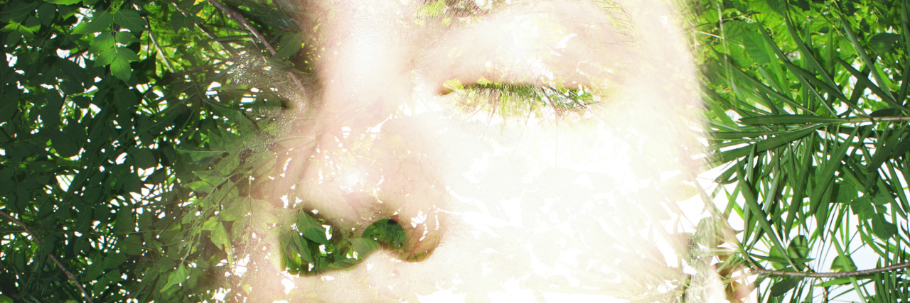 7 Reminders for Anyone Struggling With Body Dysmorphic Disorder Double exposure portrait of attractive lady combined with photograph of tree