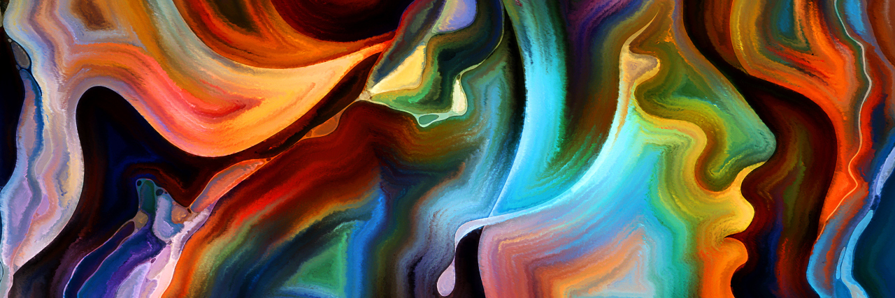 How Not Resisting Pain Made It Better Forces of Nature series. Arrangement of colorful paint and abstract shapes on the subject of modern art, abstract art, expressionism and spirituality